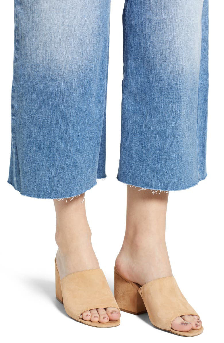 SP Black Crop Wide Leg Jeans, Alternate, color, 