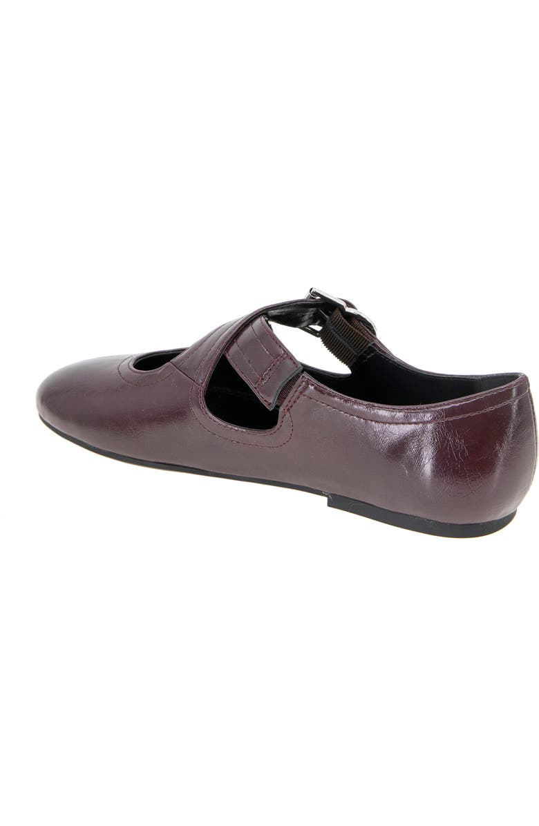 BCBGeneration Maya Mary Jane Flat, Alternate, color, Dark Cherry