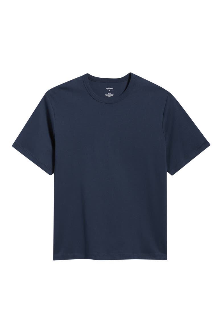 Midweight T-Shirt, Alternate, color, NAVY ECLIPSE