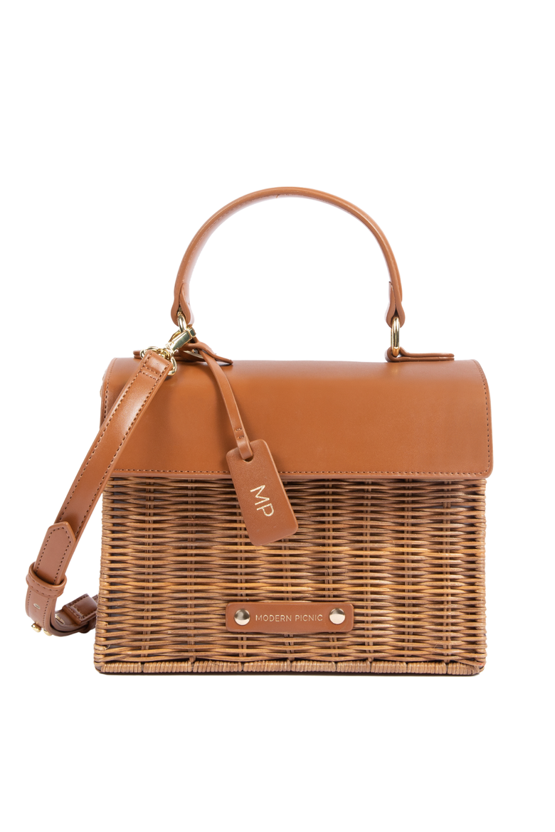 THE MINI LUNCHER, Main, color, Brown Wicker