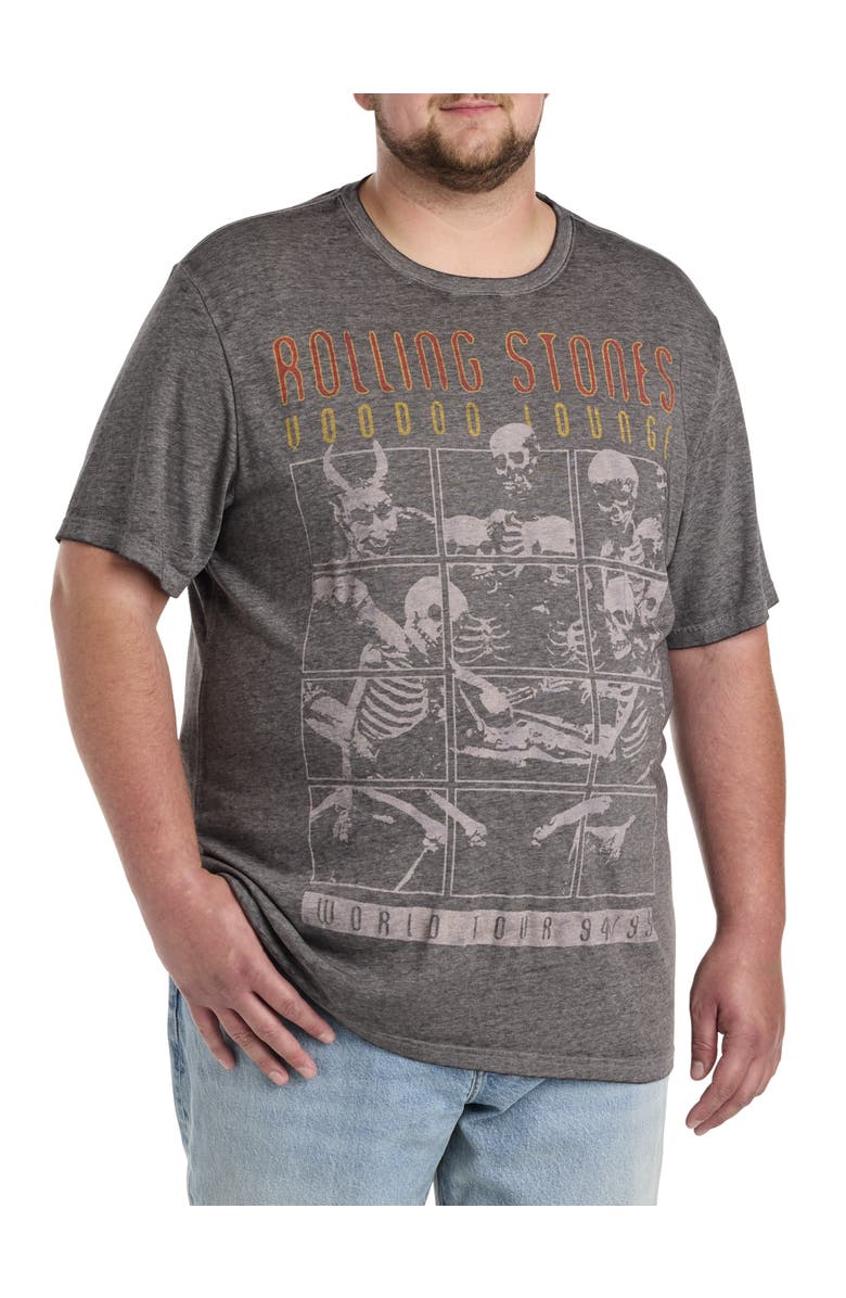 Lucky Brand Jeans Big & Tall  Rolling Stones Voodoo Graphic Tee, Main, color, Black