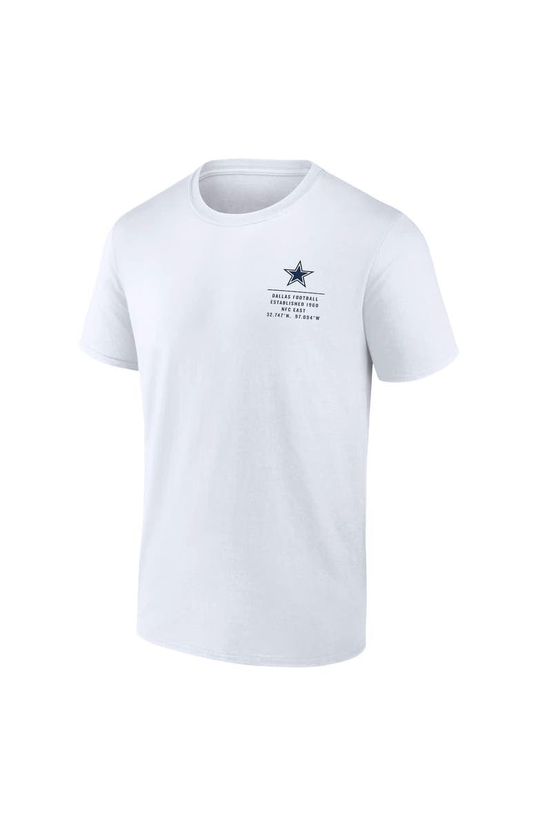 FANATICS Men's Fanatics White Dallas Cowboys Repeat Stats T-Shirt, Alternate, color, 