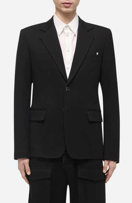 Helmut Lang Zip Classic Ponte Knit Blazer