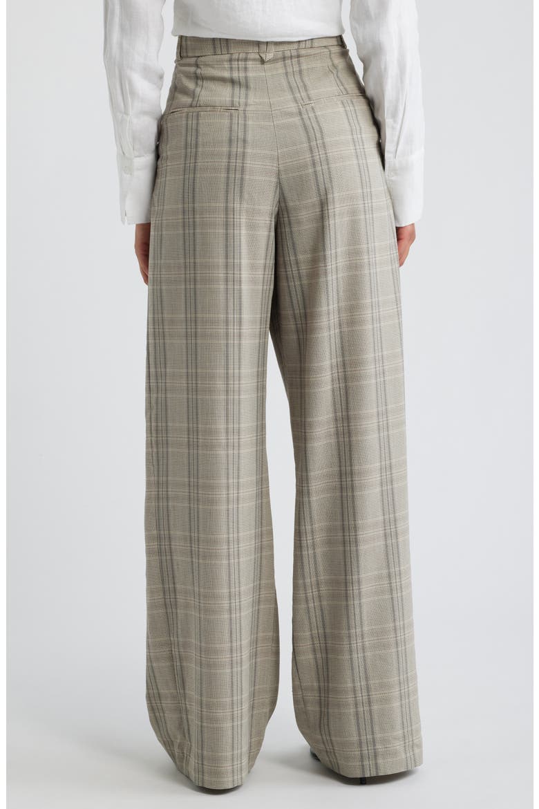Pantalon Martin High Waist Wide Leg Pants, Alternate, color, LIGHT/ PASTEL GREY