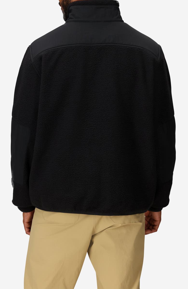 Marmot Wanderer High Pile Fleece Half Zip Pullover, Alternate, color, Black