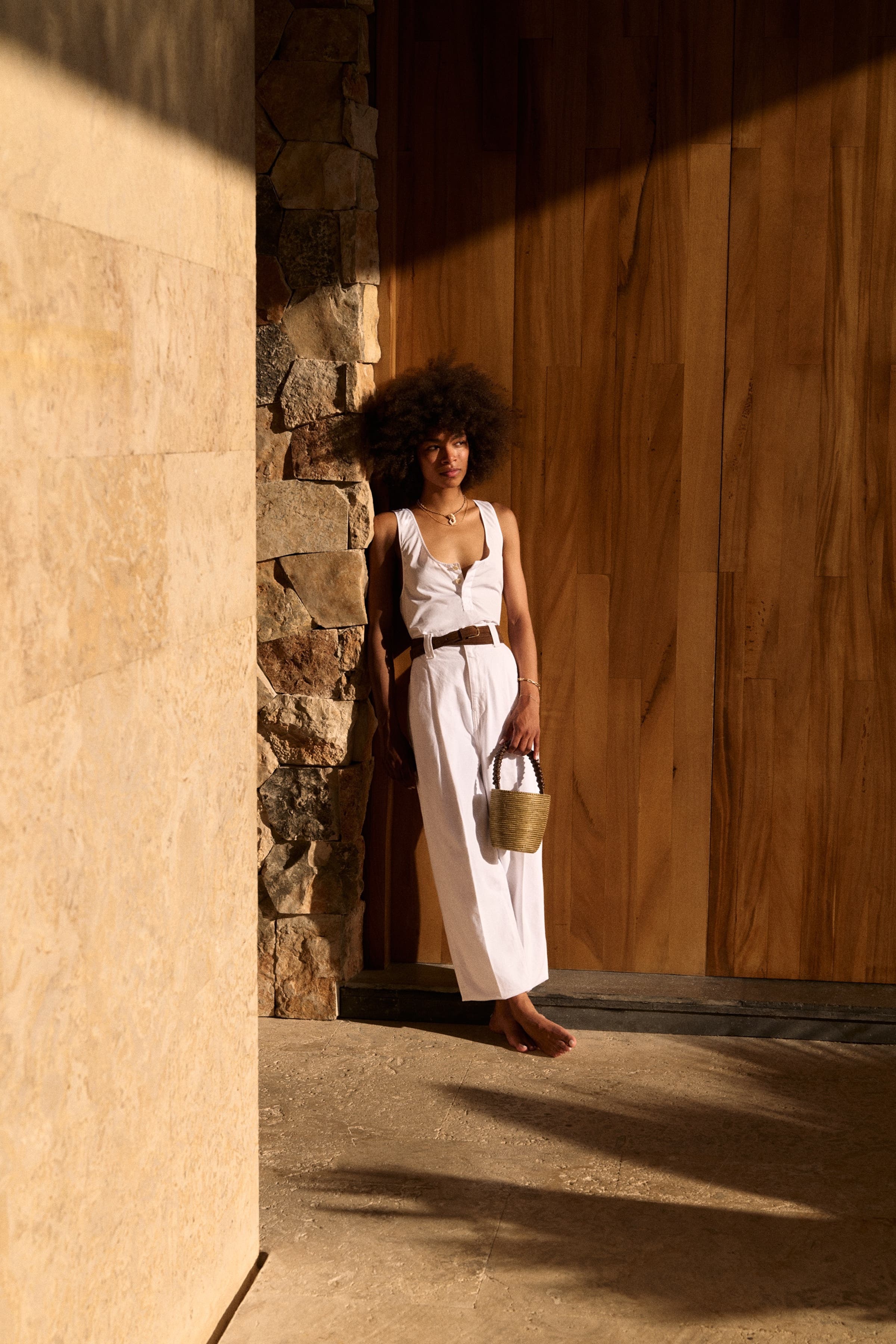 Cesta Collective Woven Handle Lunchpail Basket Bag, Alternate, color, 