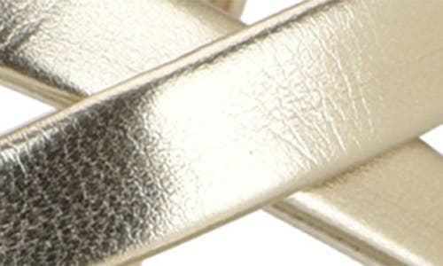 Nine West Hinell Kitten Heel Sandal In Gold 710