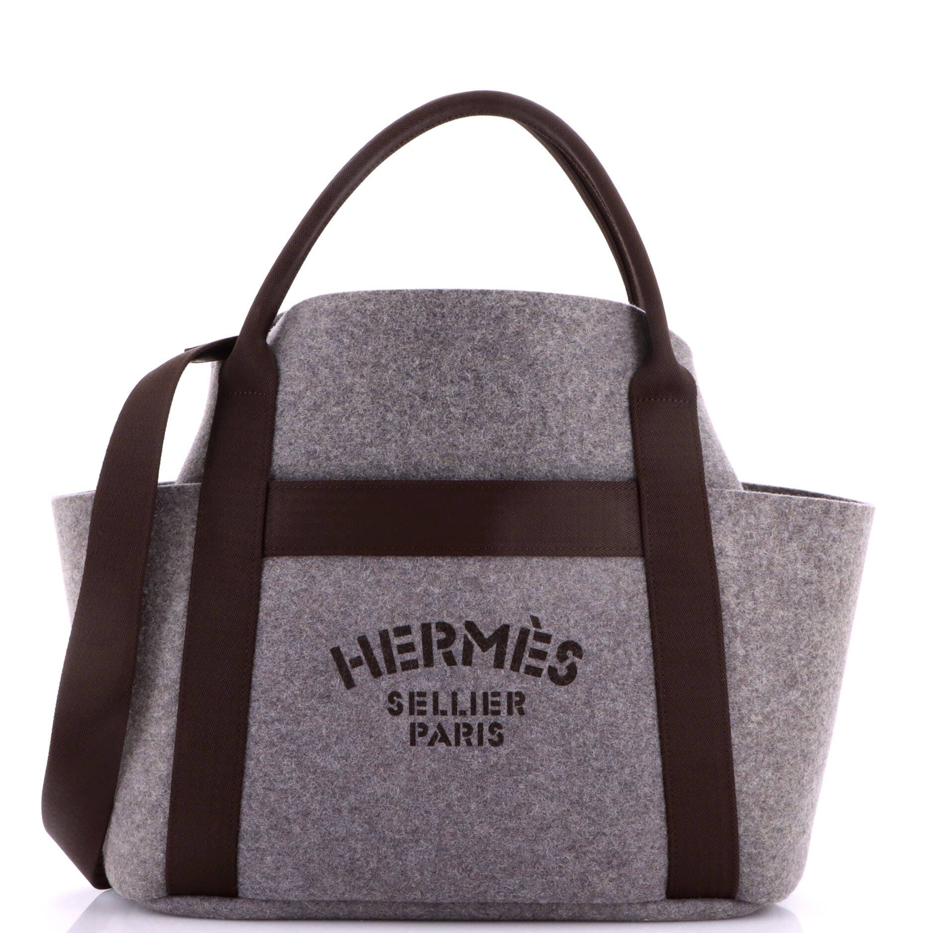 Sac De Pansage Groom Handbag Felt, Main, color, Green
