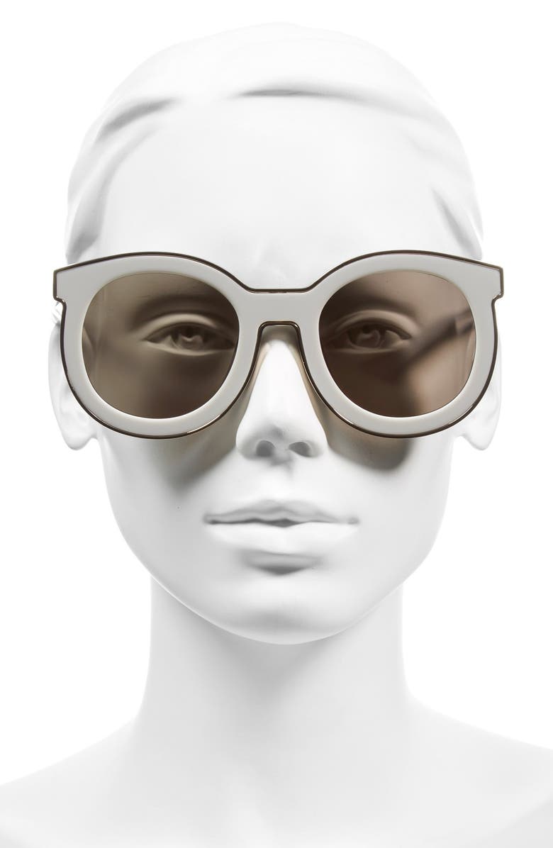 Karen Walker 'Super Spaceship - Arrowed by Karen' 52mm Sunglasses, Alternate, color,