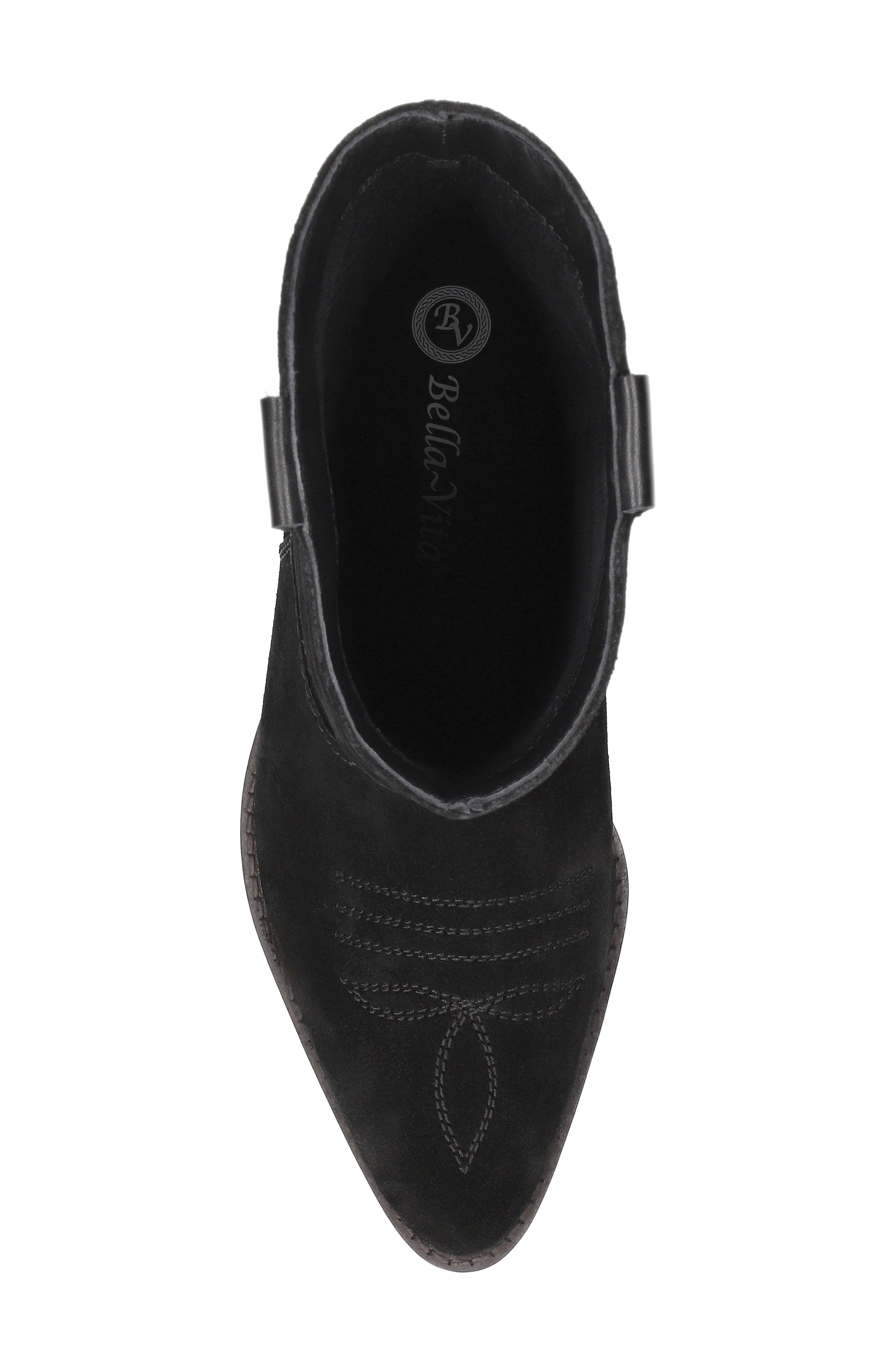 Frontier Western Boot, Alternate, color, BLACK SUEDE LEATHER