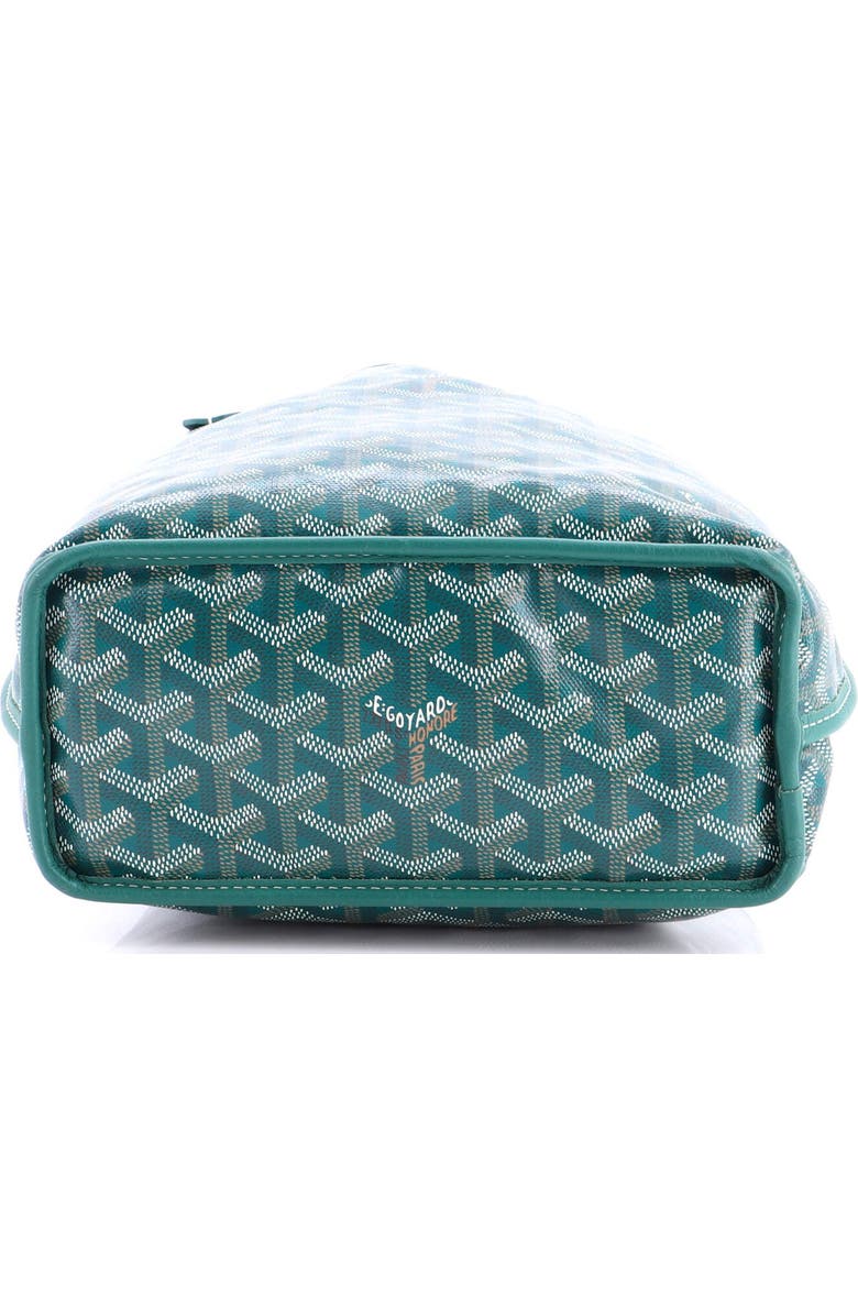 Pre-Owned Goyard Anjou Reversible Tote Coated Canvas Mini, Alternate, color, Green