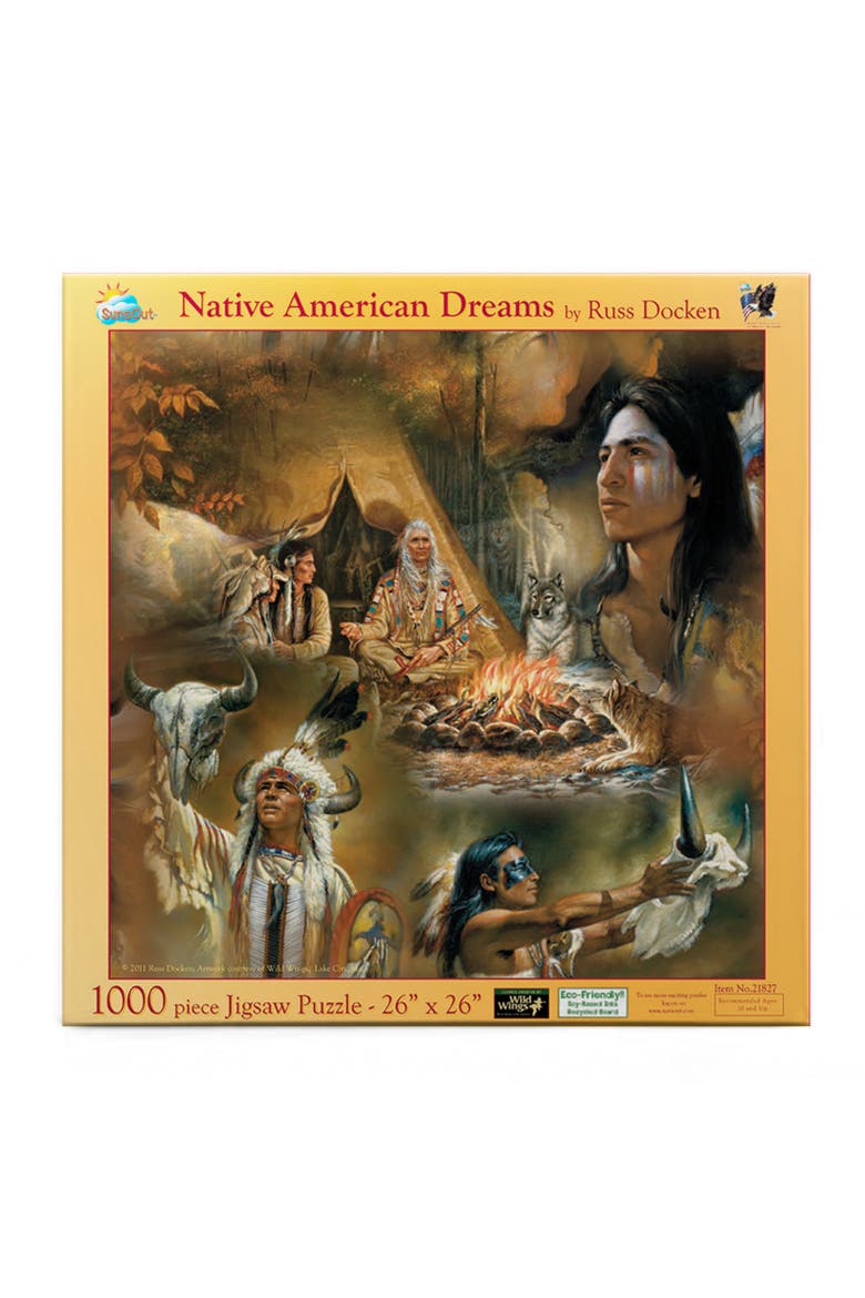 Native American Dreams 1000 piece Jigsaw Puzzle for Adults, Alternate, color, Multicolor