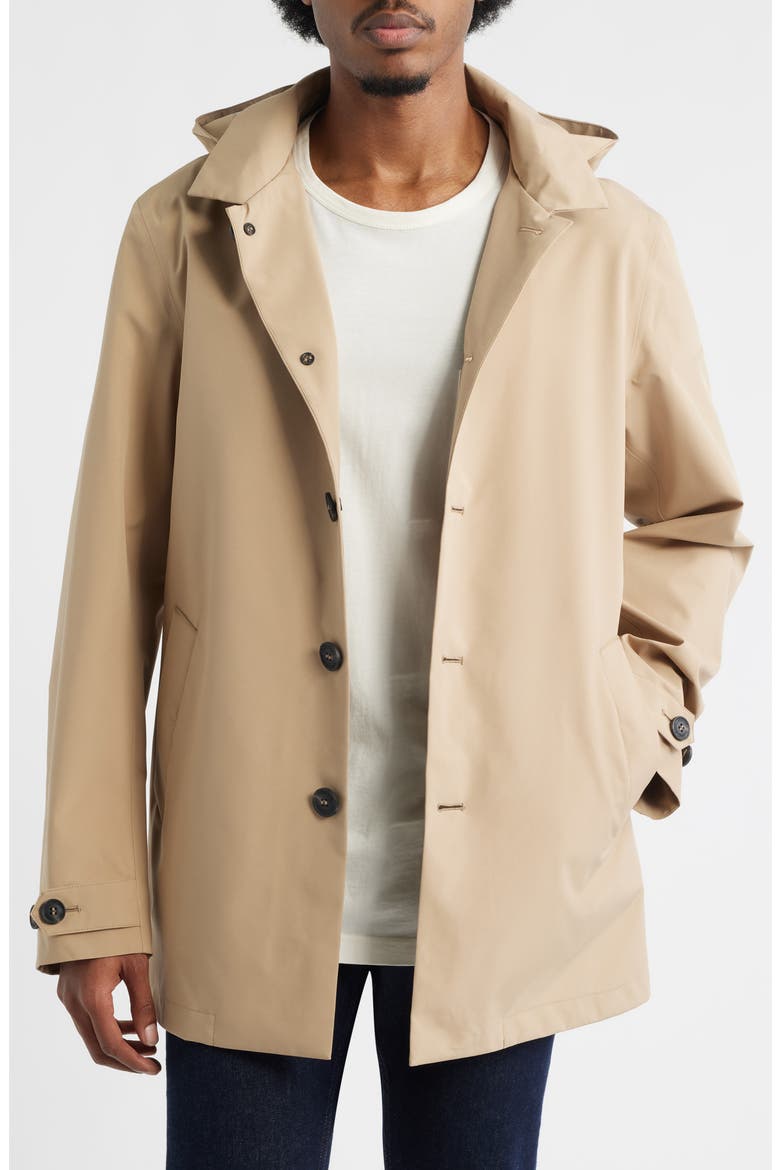 Benjamin Waterproof Rain Jacket, Main, color, STARDUST BEIGE