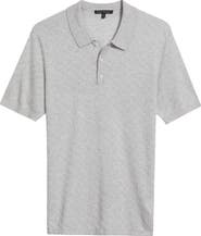 Robert Barakett Skelling Textured Polo Sweater