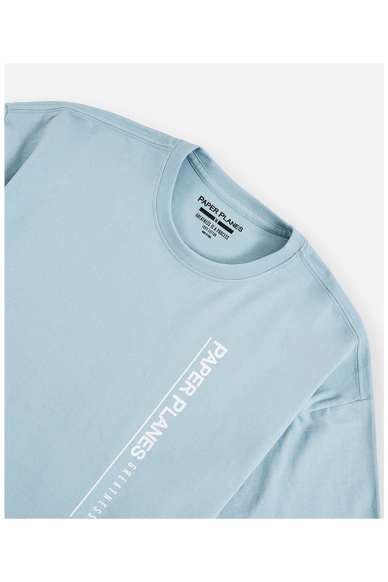 Let Me Be Great Graphic T-Shirt, Alternate, color, LIGHT BLUE
