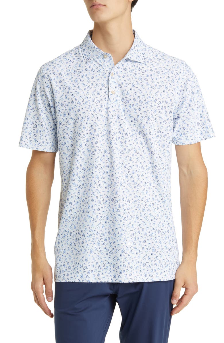 Peter Millar Rodeo Performance Polo Shirt, Main, color, 