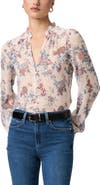 PAIGE Lula Floral Print Balloon Sleeve Top