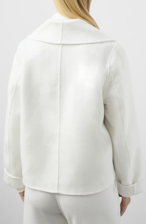 Splendid X @cellajaneblog Crop Icon Coat In White