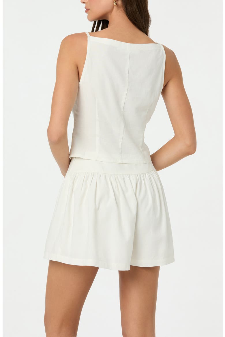 Drop Waist Shorts, Alternate, color, WHITE
