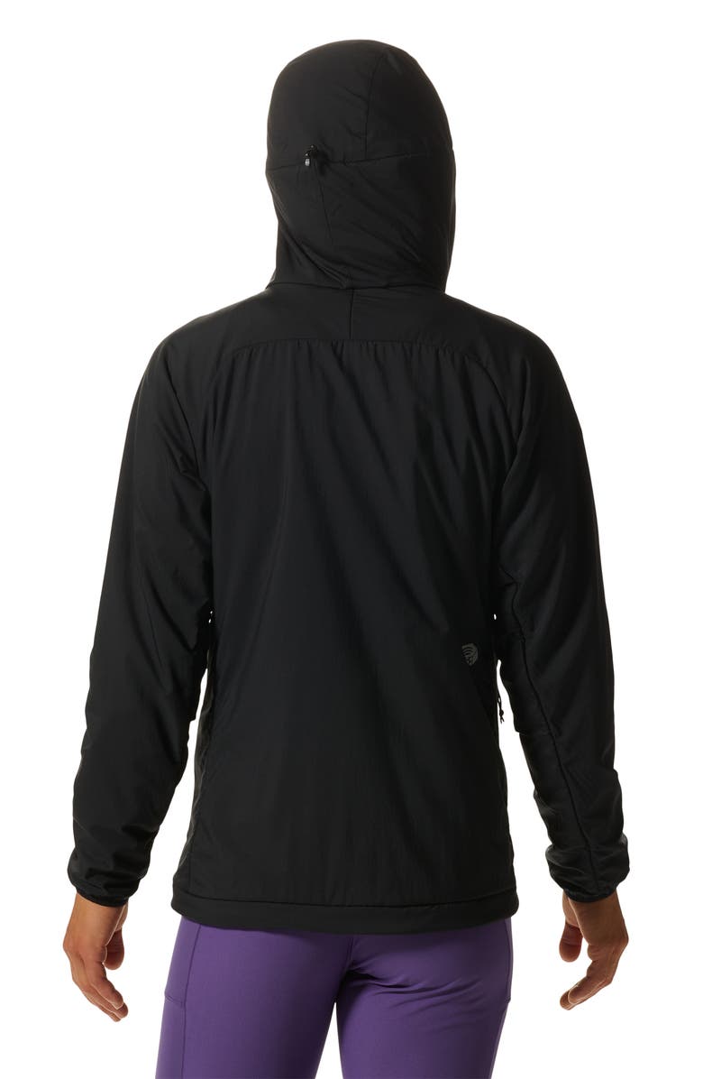 Mountain Hardwear Kor Airshell Warm Hoodie, Alternate, color, Black