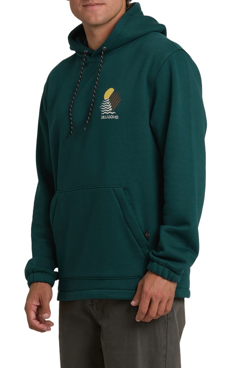 Billabong Canyons Hoodie, Alternate, color, Moss