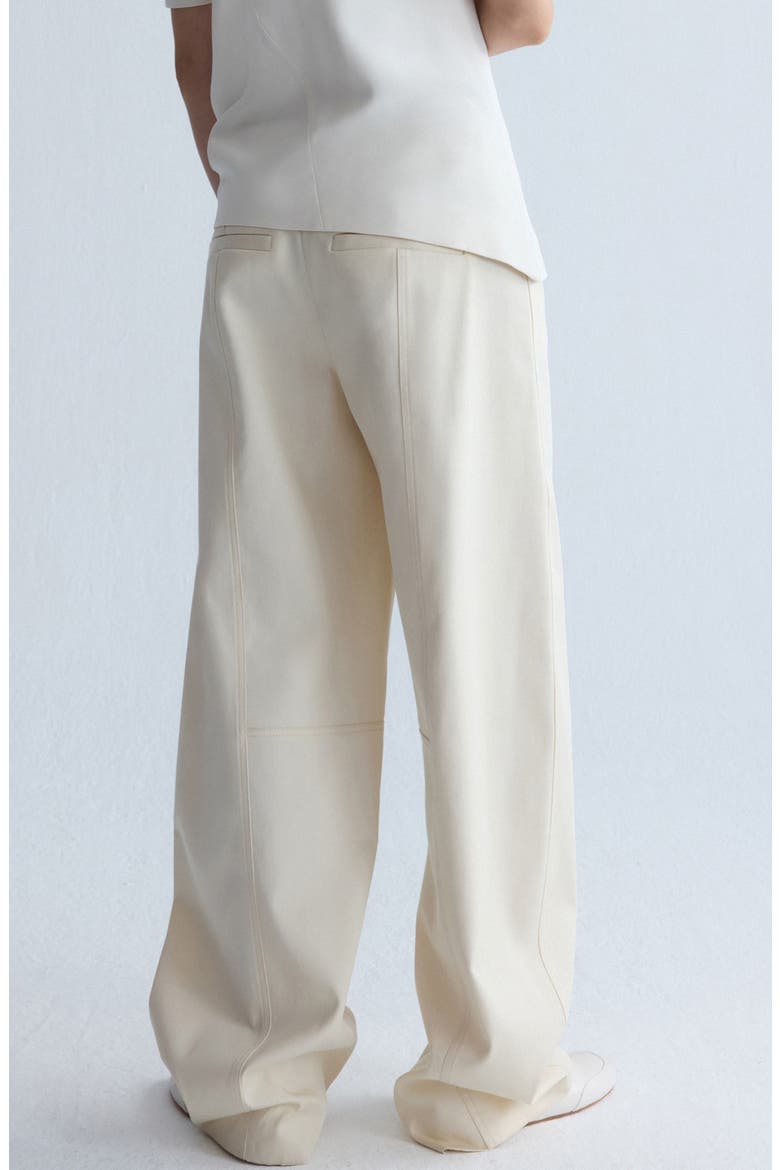 Mid Rise Balloon Pants, Alternate, color, ECRU
