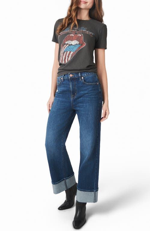 Mod/am Rexford Cuff Jeans In Animal Print