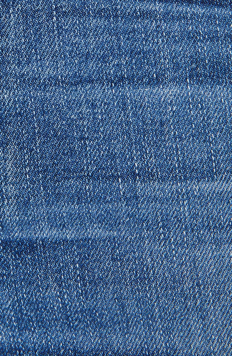 MOTHER The Tomcat Roller Sneak High Waist Wide Leg Jeans, Alternate, color, 