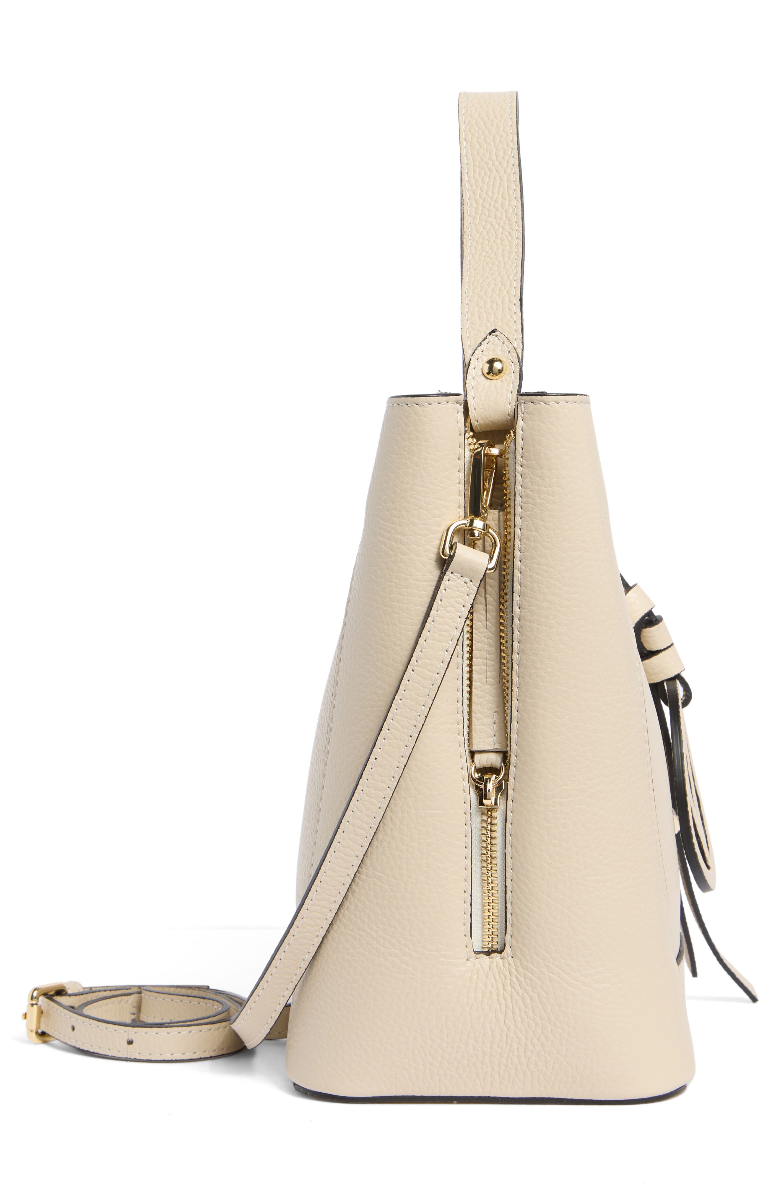 VALENTINO BY MARIO VALENTINO Callie Medallion Shoulder Bag, Alternate, color, Milk
