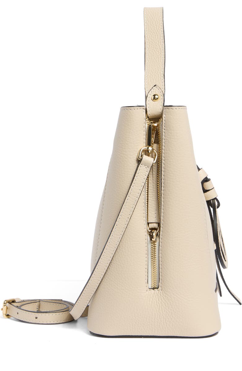 VALENTINO BY MARIO VALENTINO Callie Medallion Shoulder Bag, Alternate, color, Milk
