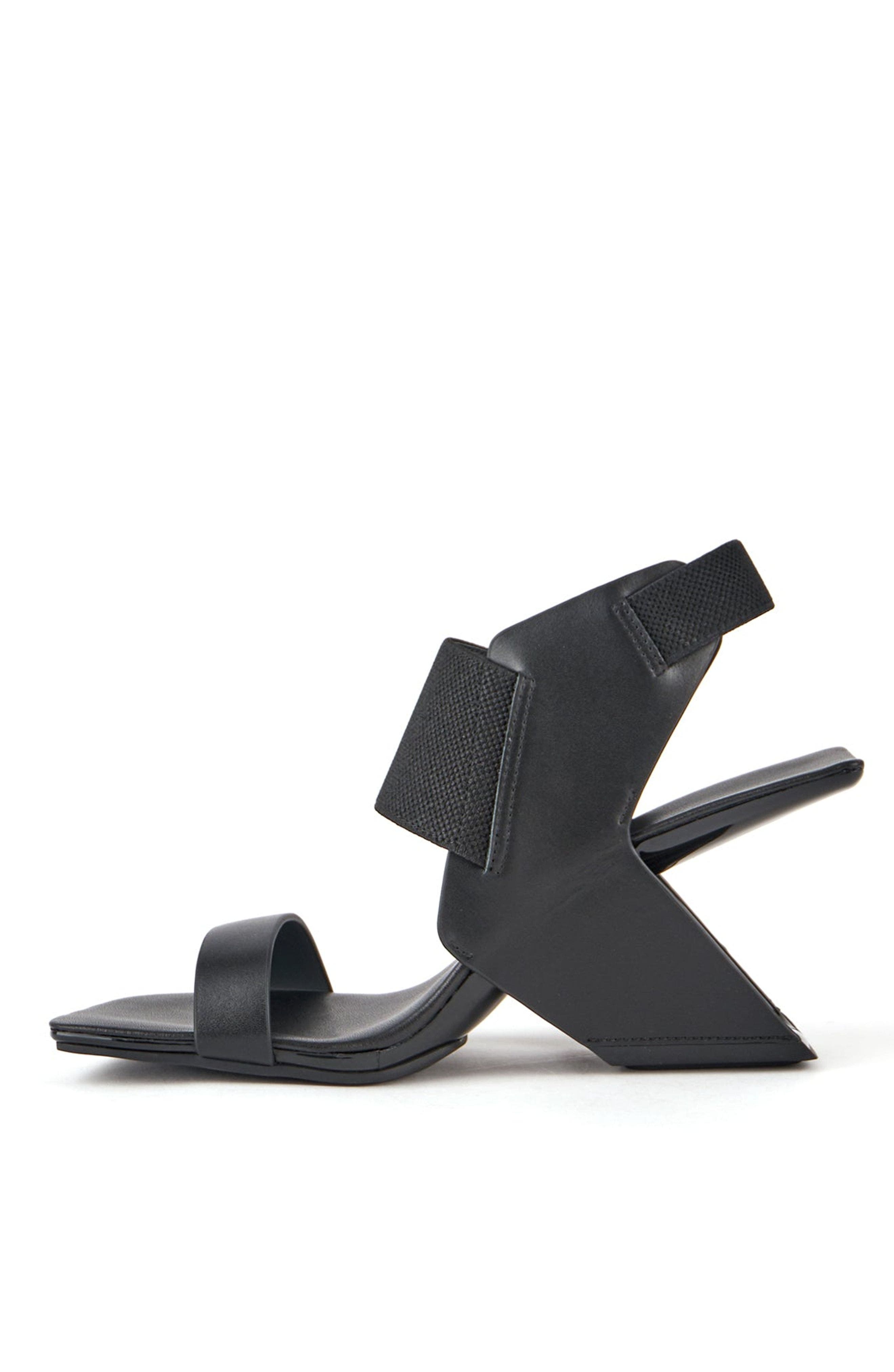 United Nude Loop Reiki Hi Sandals, Alternate, color, Black