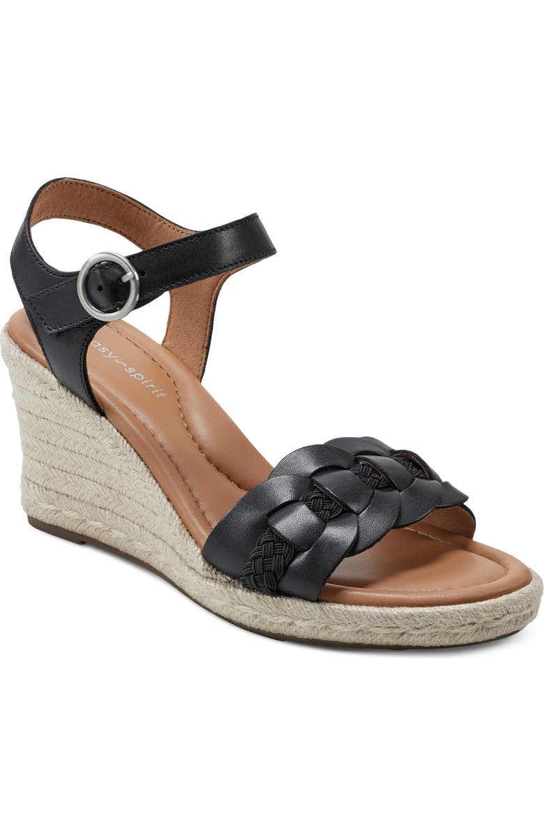 Easy Spirit Aisha Espadrille Wedge Sandal, Main, color,