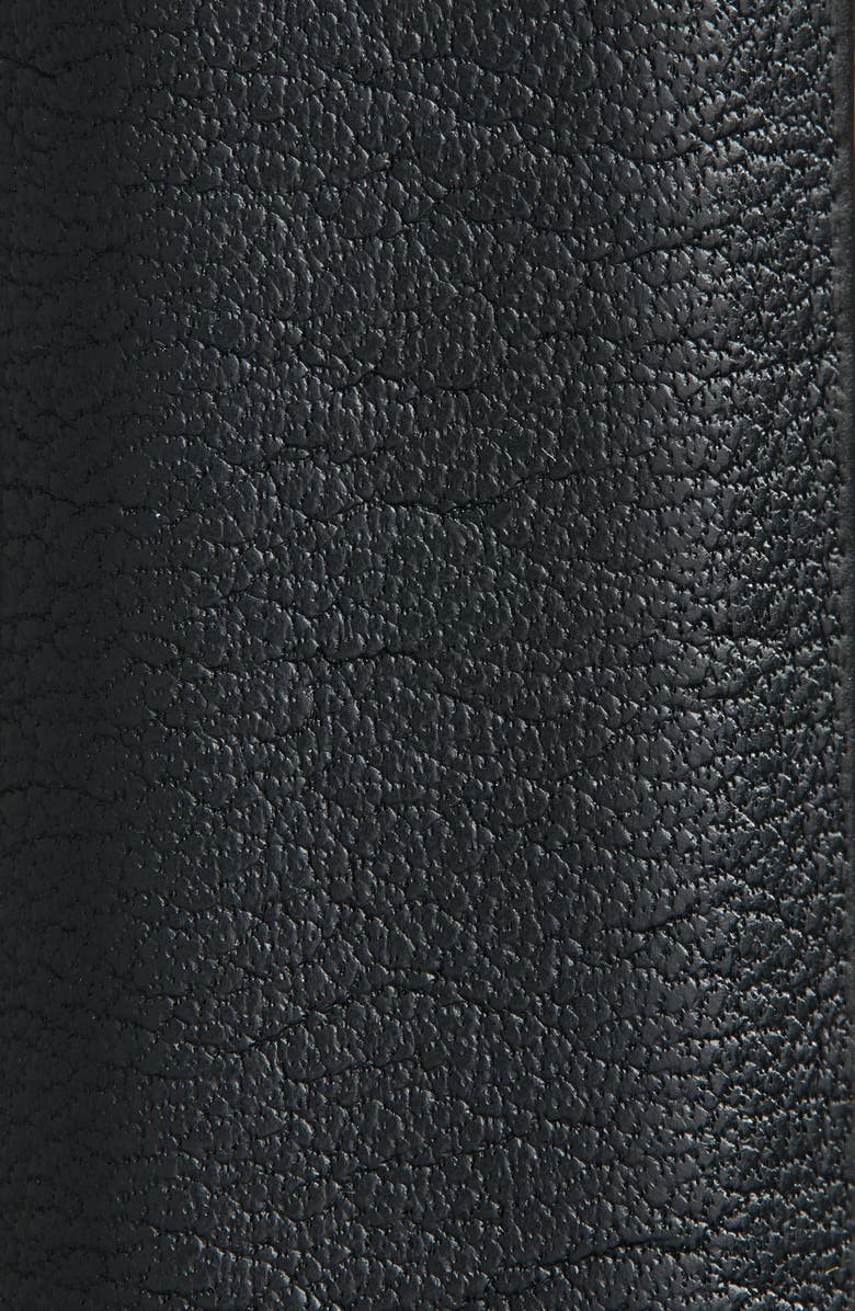 Favorite Daughter Plaque Buckle Leather Belt, Alternate, color, Black/ Polished Gold