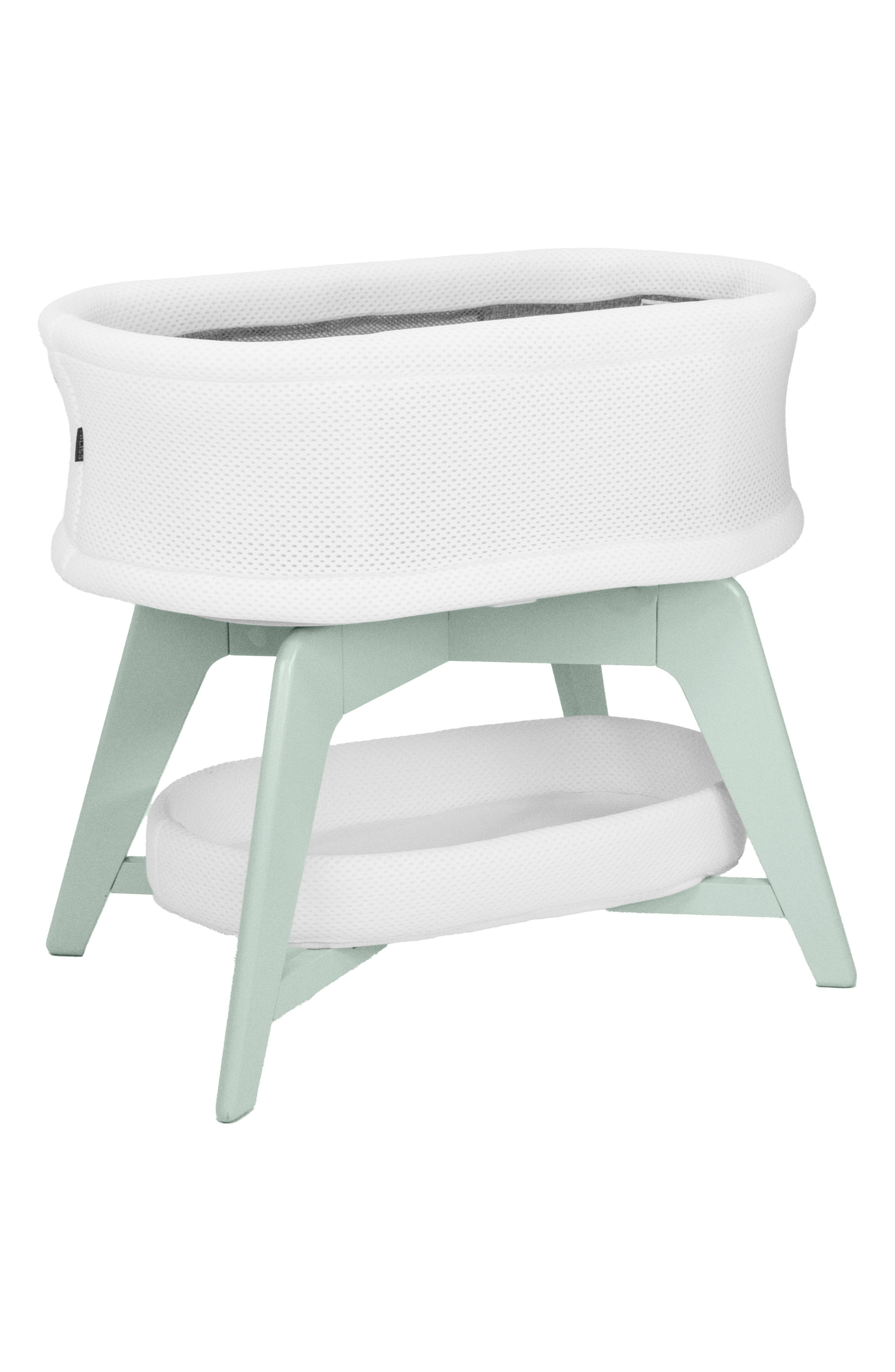 WHITE ON MINT