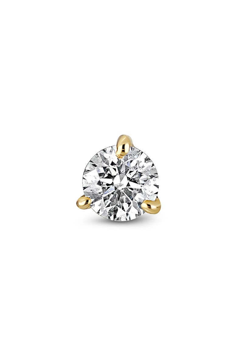 18K Gold Diamond Stud Earrings - .05ct.–.50ct., Alternate, color, YELLOW
