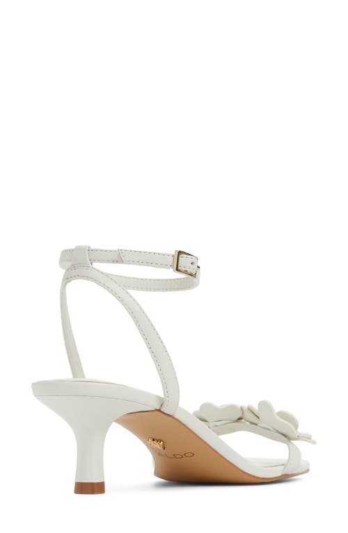 Aldo Daisyrose Ankle Strap Kitten Heel Sandal
