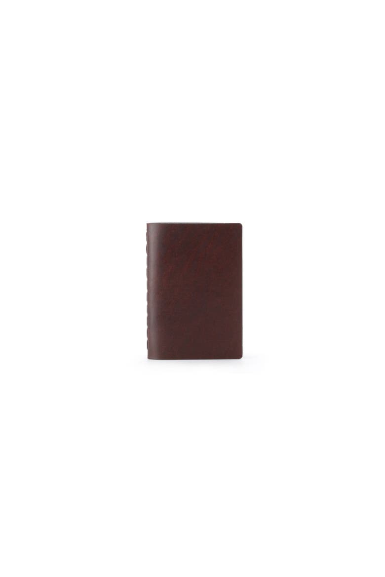 Small Leather Notebook, Main, color, MALBEC