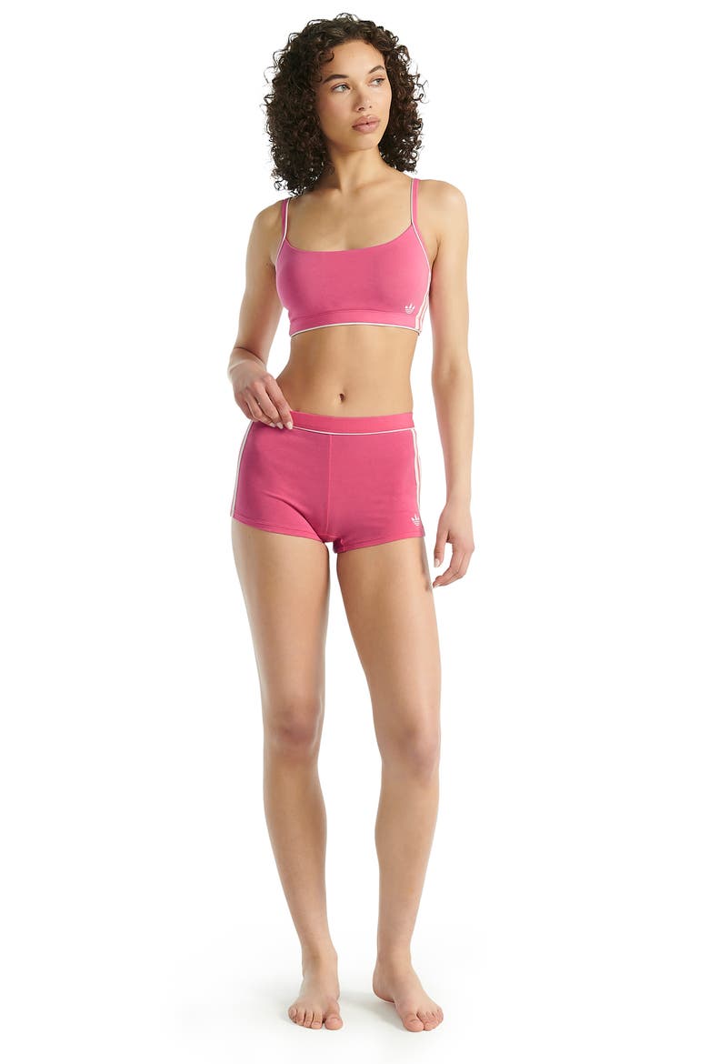 3-Stripes Boyshorts, Alternate, color, LUCID PINK