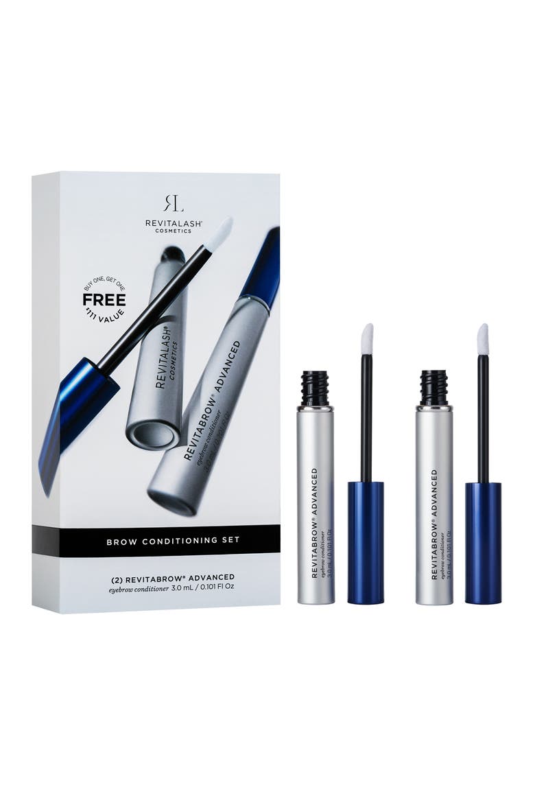 RevitaBrow® ADVANCED Eyebrow Conditioner Duo $222 Value, Main, color, NO COLOR