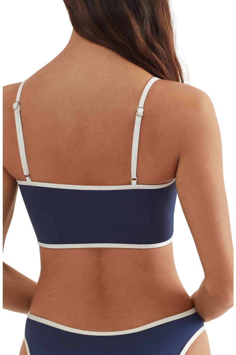 Crop Cami Bikini Top, Alternate, color, NAVY