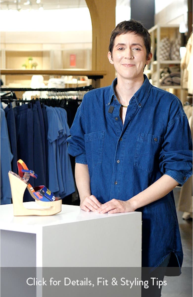 Flag Girl Platform Wedge Sandal, sales video thumbnail