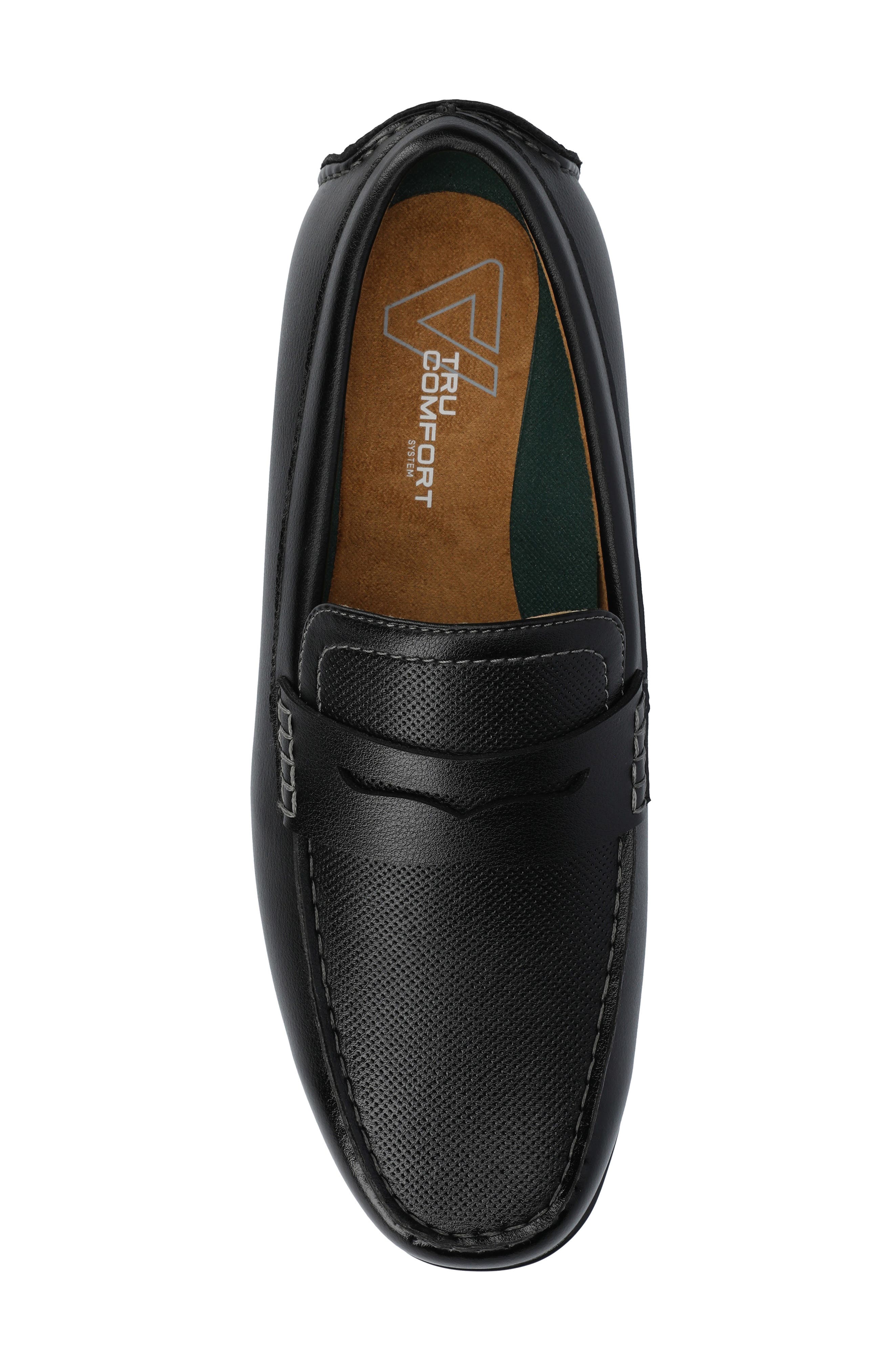 VANCE CO Yates Penny Loafer, Alternate, color, Black