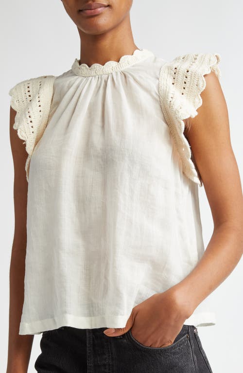 ULLA JOHNSON ULLA JOHNSON KAI MIXED MEDIA RAMIE TOP 