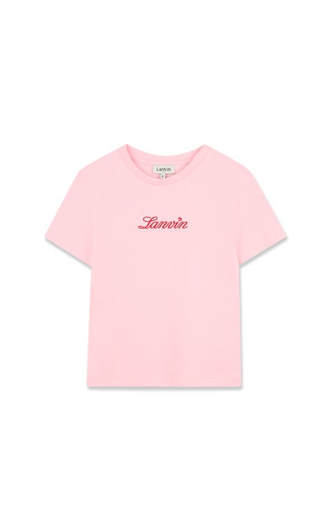 Kids Logo Cotton T-Shirt
