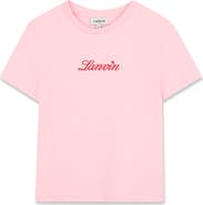 Lanvin Kids Logo Cotton T-Shirt