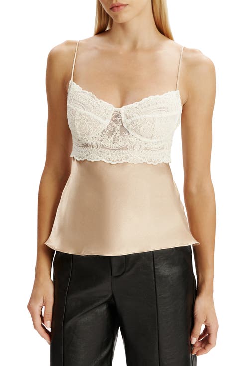 Tzariana Satin & Lace Camisole