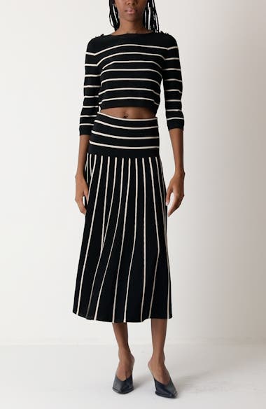 【Zimmermann】CRUSH PENCIL MIDI SKIRT Crush Pencil Midi Skirt Multi Floral Online | Zimmermann