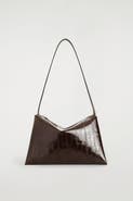 COS Pavilion Shoulder Bag - Eel-effect Leather