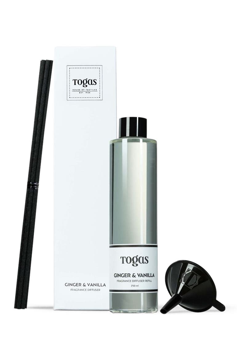 Ginger&Vanilla Aromatic Diffuser, Main, color, White
