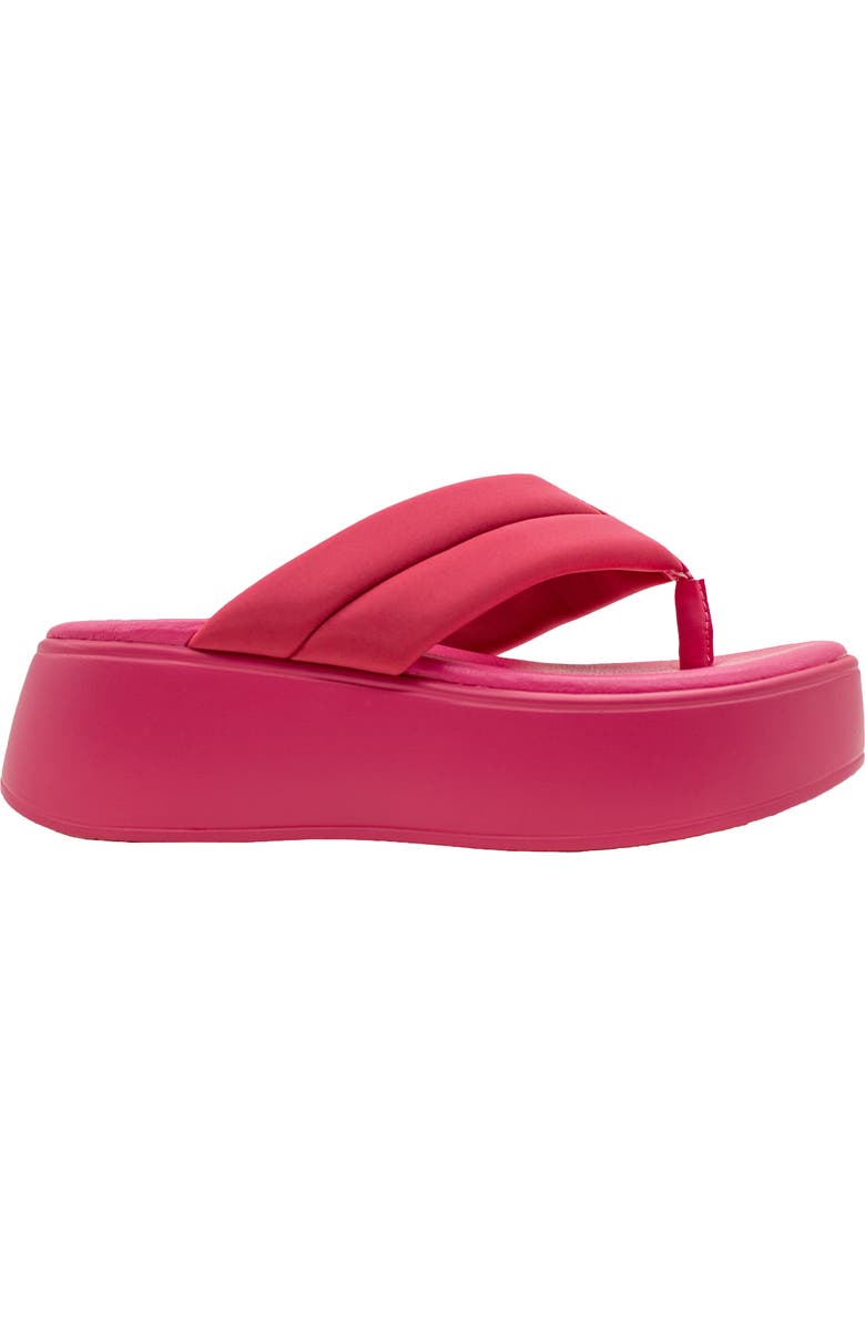 Volatile La Paz Water Resistant Platform Flip Flop, Alternate, color, Fuchsia